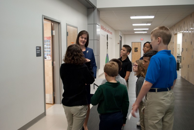 NIET CEO Dr. Candice McQueen Visits with Perry Township Students