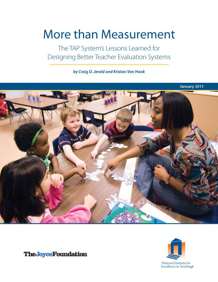 More than Measurement: The TAP System's Lessons Learned for Designing Better Teacher Evaluation Systems
