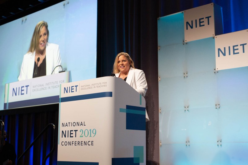 NIET Director of Learning Technology Stephanie Mosqueda Addresses the National NIET Conference