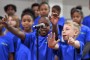 Mansfield Elementary students perform during all-school assembly