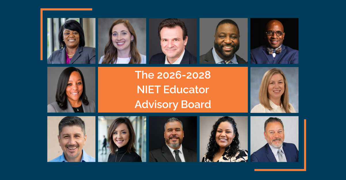 NIET Announces 2026-2028 Educator Advisory Board