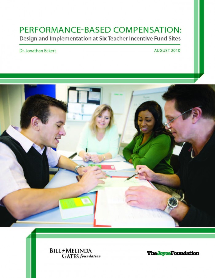 Performance-Based Compensation: Design and Implementation at Six Teacher Incentive Fund Sites