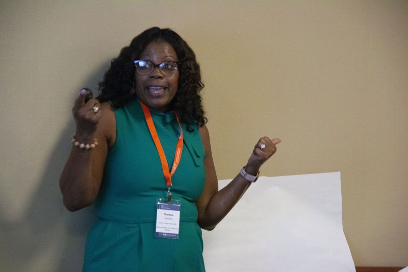 NIET Senior Program Specialist Theresa Hamilton talks learning walks at 2019 NIET Summer Institute