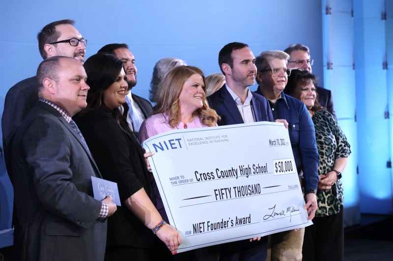Cross County High School Receives $50,000 NIET Founder's Award