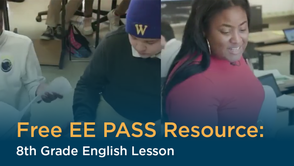 Free EE PASS Resource: Video - 8th Grade English Lesson, Full Lesson