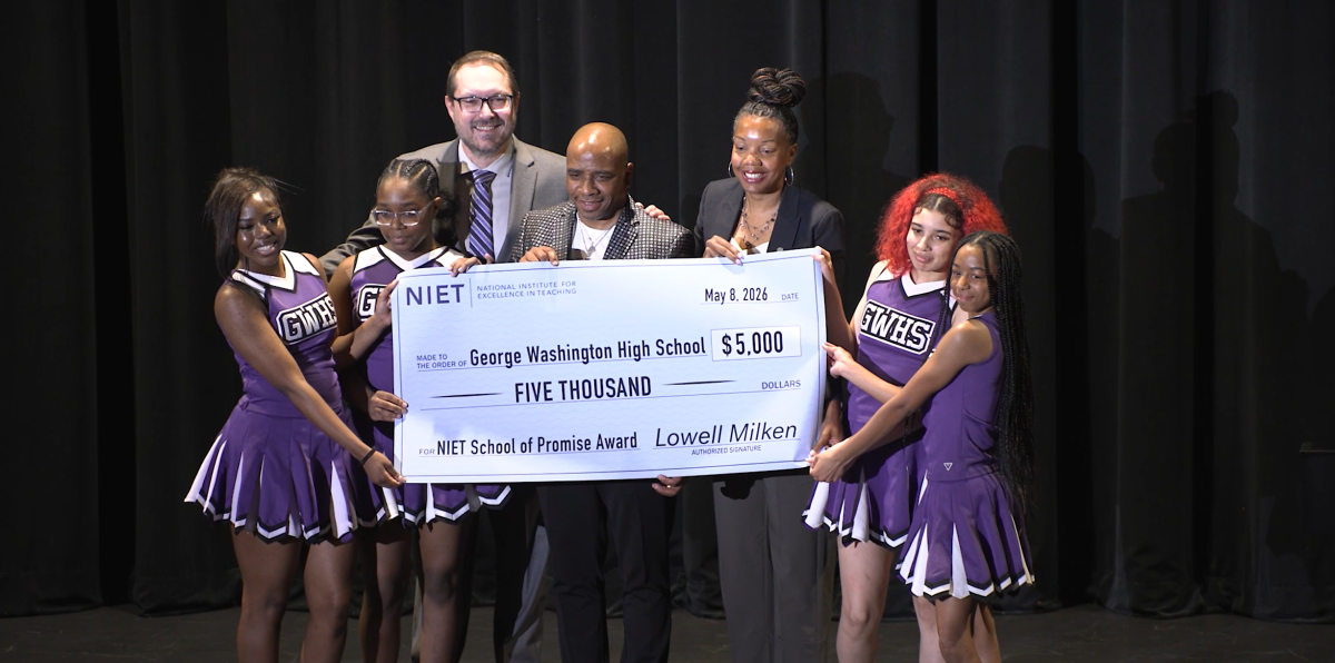 George Washington High School Named ‘School of Promise’ by National Institute for Excellence in  Teaching