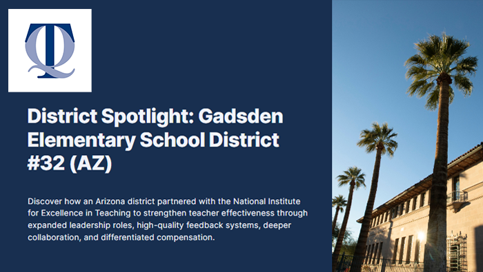 A Partnership With NIET is Leading to Strengthened Teacher Effectiveness at Gadsden Elementary School District #32