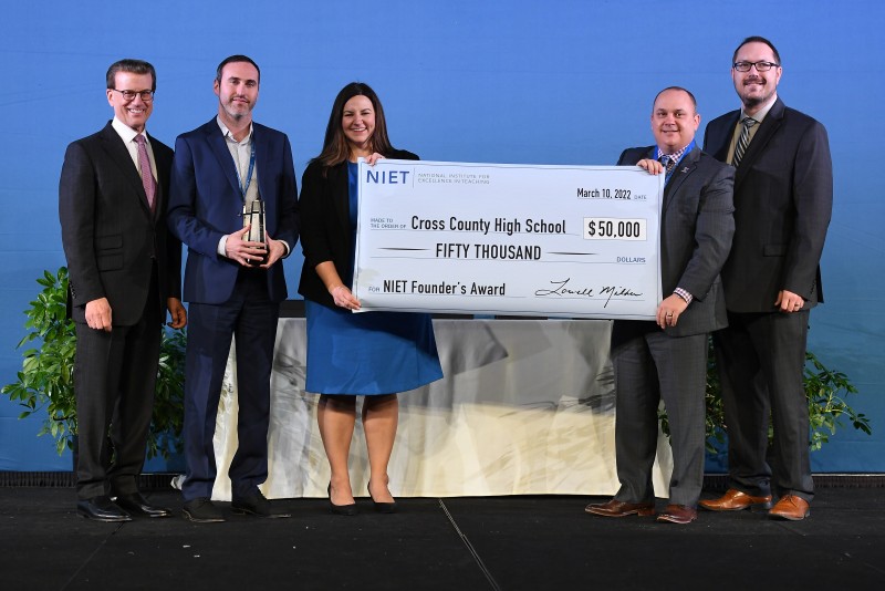 Cross County High School Receives $50,000 NIET Founder's Award