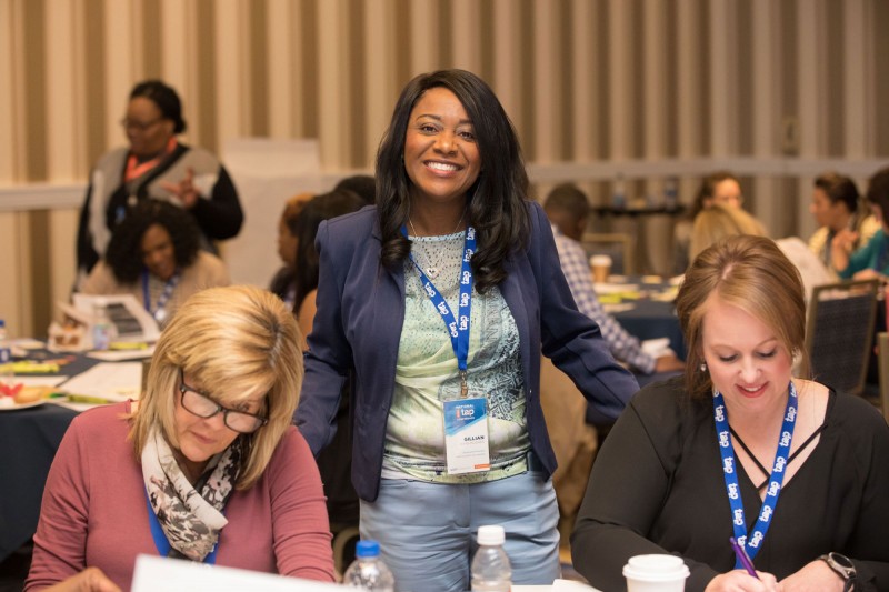 TAP Assistant Principal Gillian King-Hughes at 2018 TAP Conference leadership team training