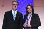 NIET CEO Dr. Gary Stark Presents TAP Founder's Award Finalist Honor to West Goshen Elementary School Principal Lori Line