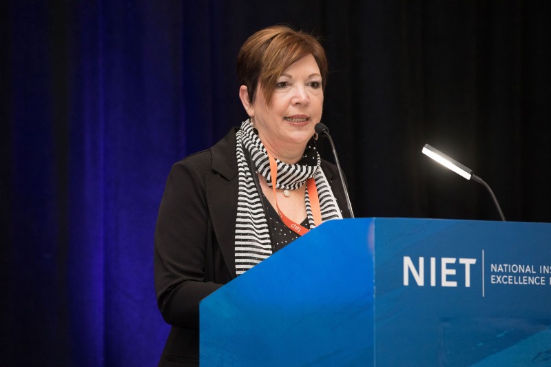 NIET Co-President and Chief Strategy Officer Dr. Patrice Pujol addresses 2018 TAP Conference