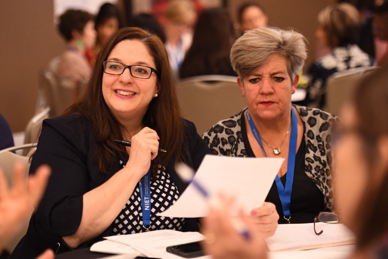 Educators Participate in a Conference Training