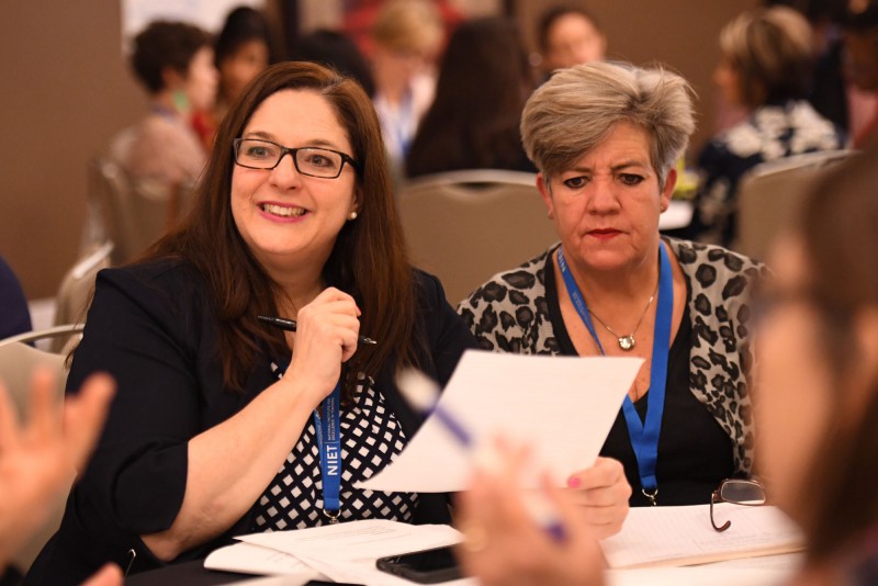 Educators Participate in a Conference Training