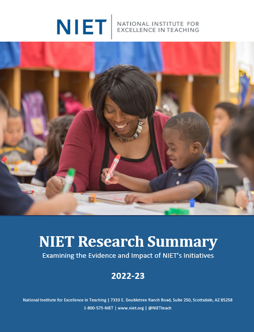 2022-23 NIET Research Summary 