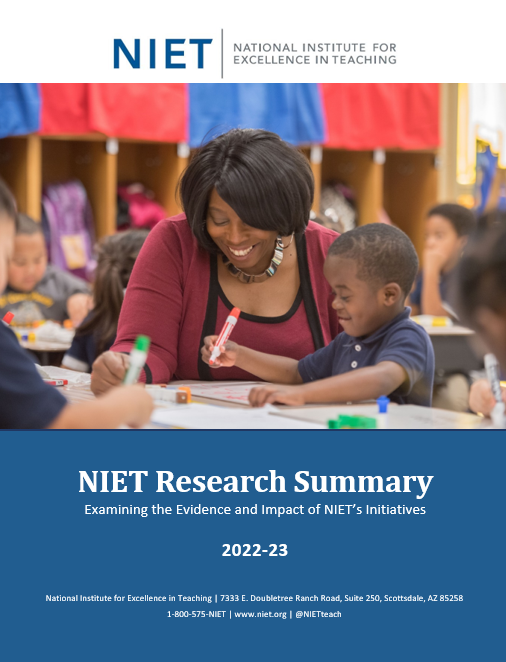 2022-23 NIET Research Summary