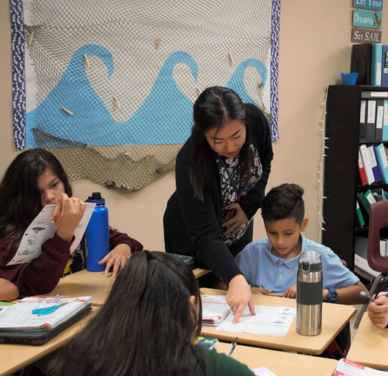 Arizona State University Teacher Candidates Train with Copper Trail Middle School Students