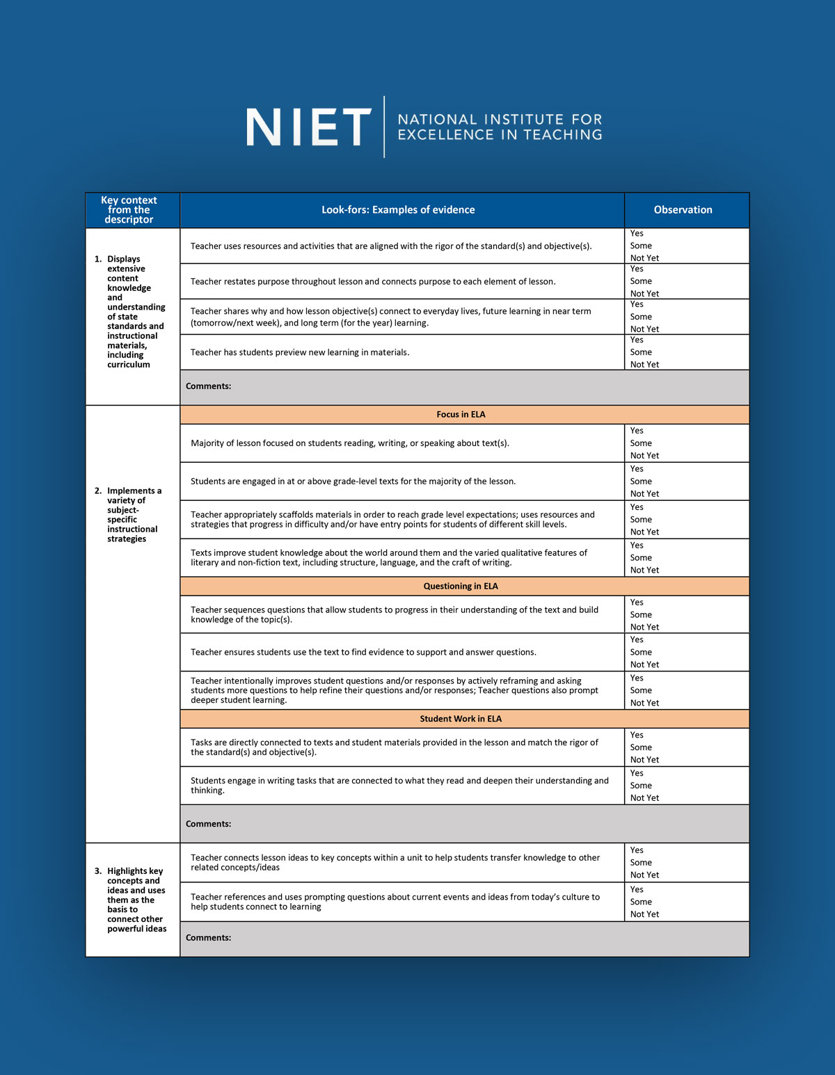 Content Knowledge Resources