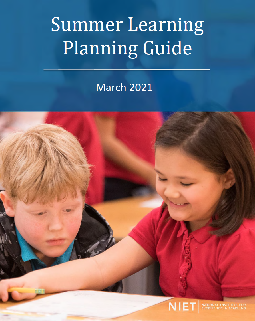 Summer Learning Planning Guide